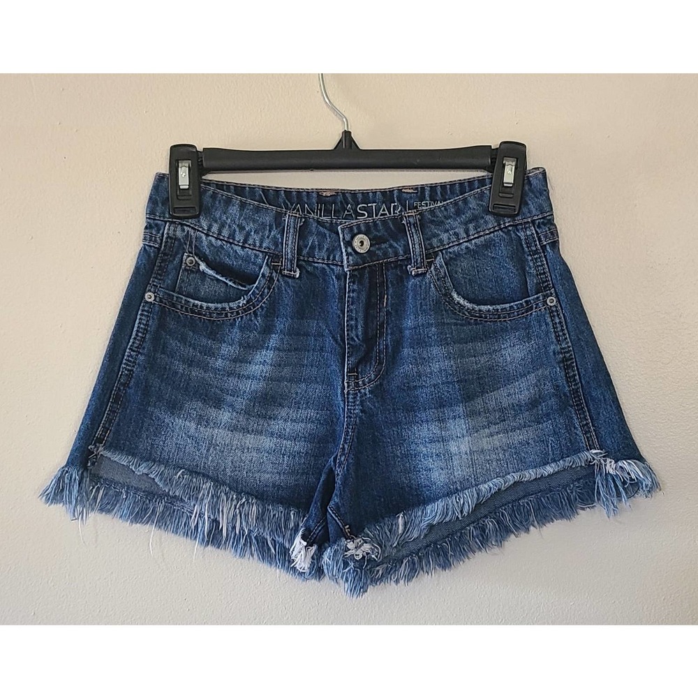 Vanilla Star Festival Short Denim Cut Off Shorts Size 3